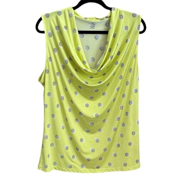 Worthington Cowl-Neck Sleeveless Knit Tank Top  XL - Picture 1 of 3